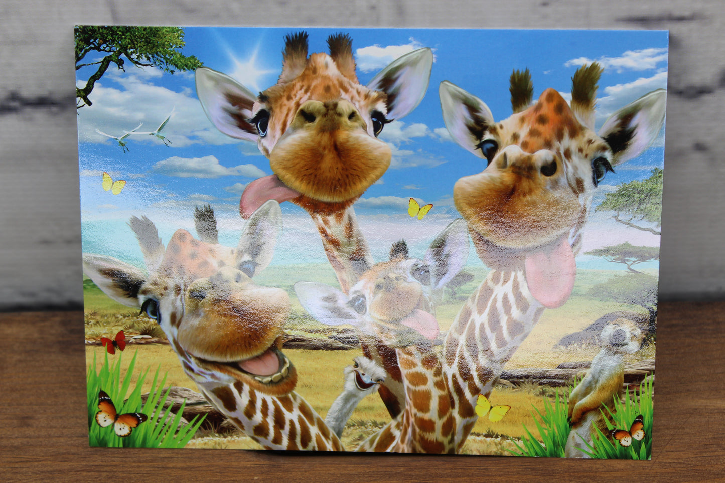 Giraffe- birthday card