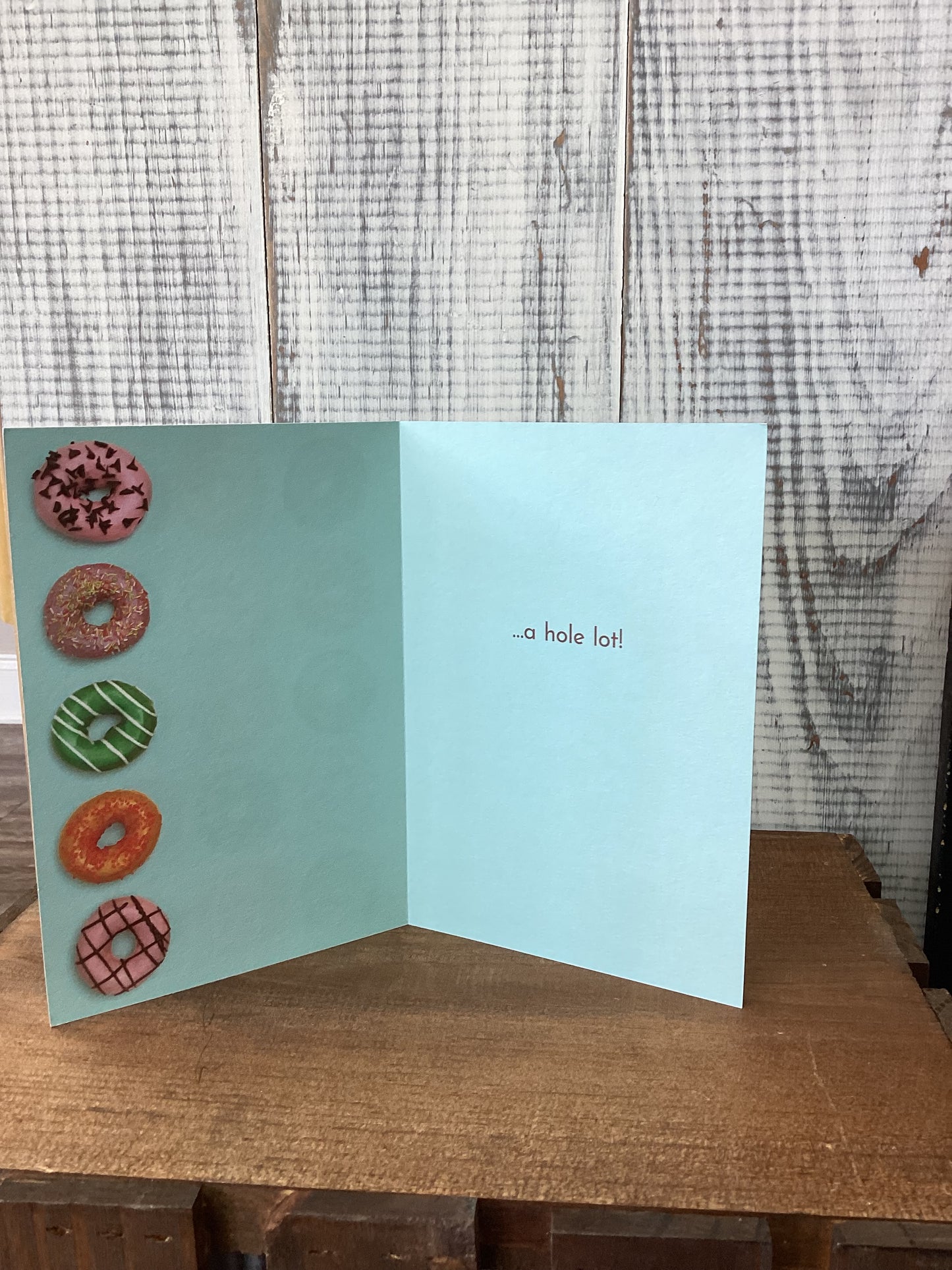 Thank you - a hole lot card