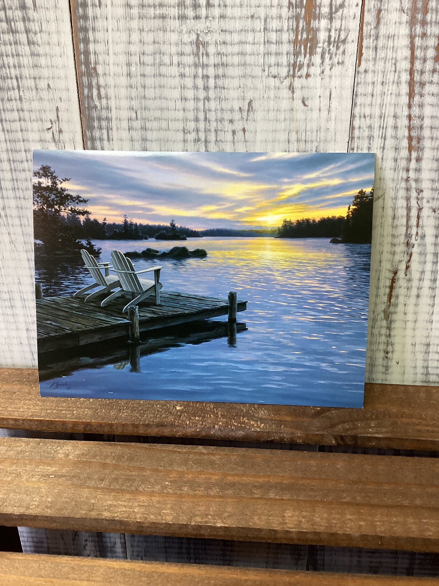 Happy anniversary - sunset card