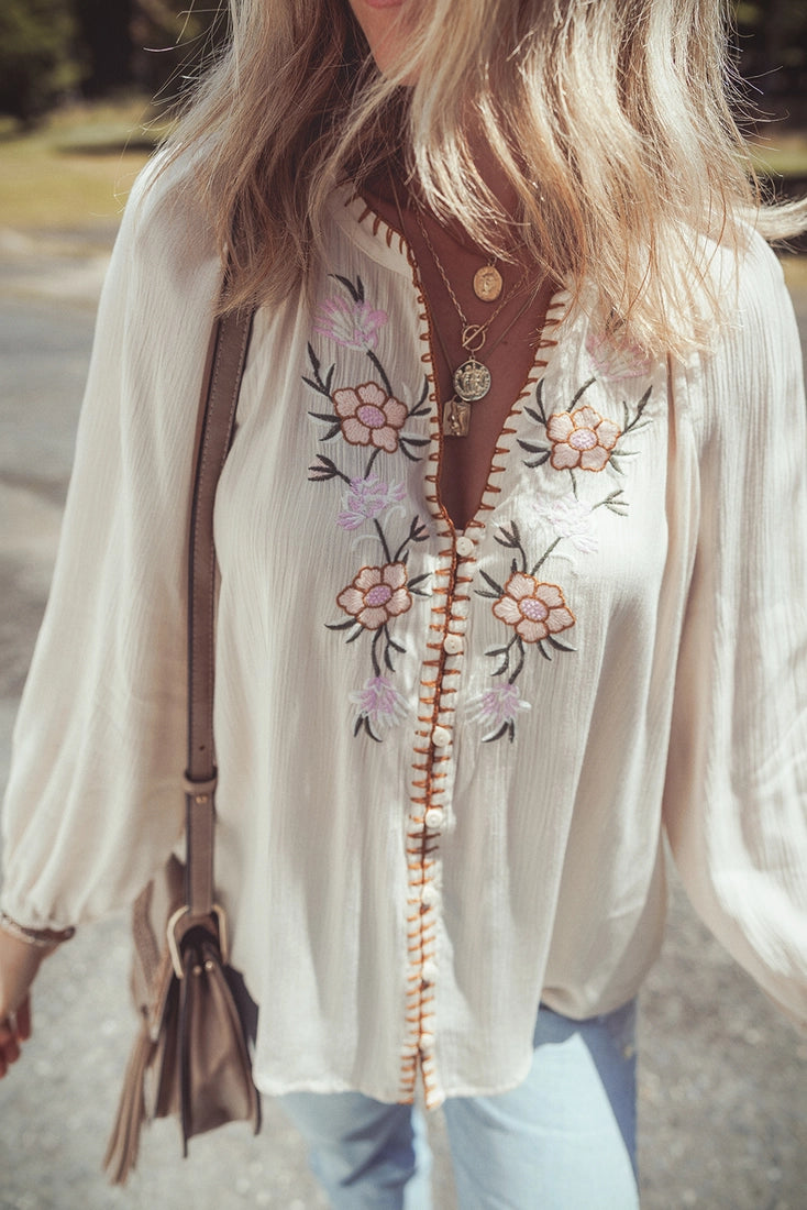 London Embroidered Blouse