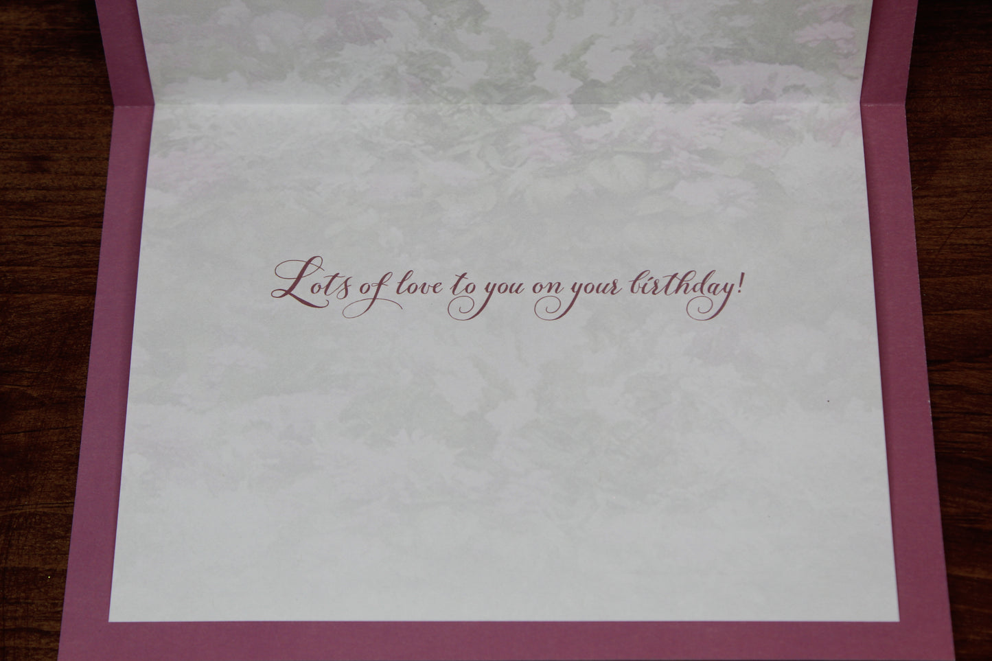 Pink car - birthday card
