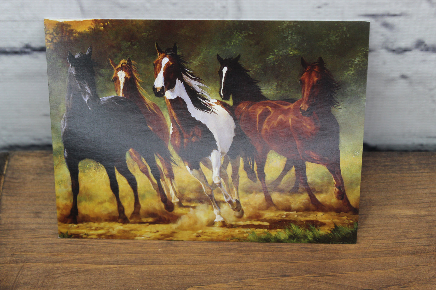 Horse birthday card