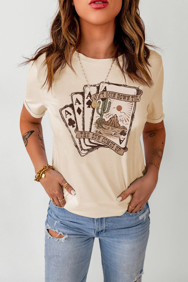 Western Poker Graphic Tee
