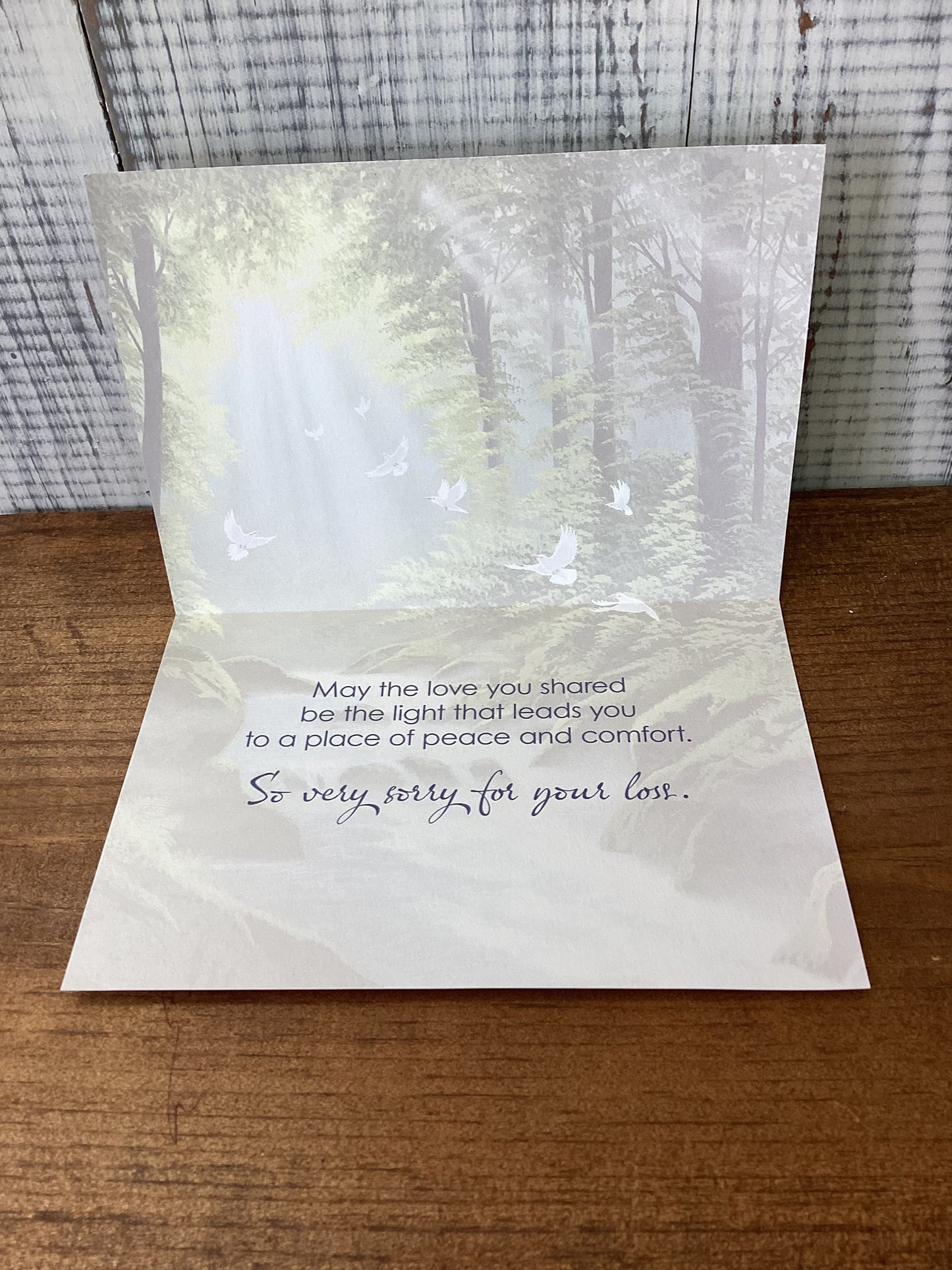 Sympathy card