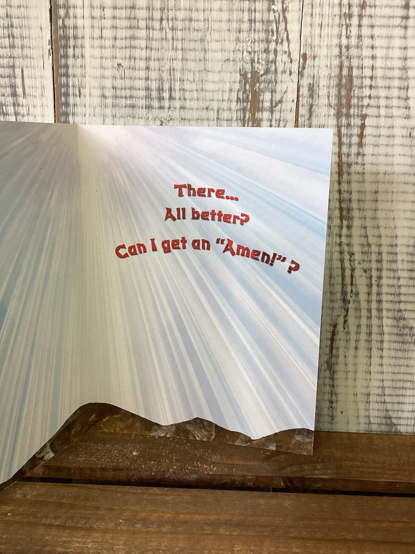 Be healed - get well soon card