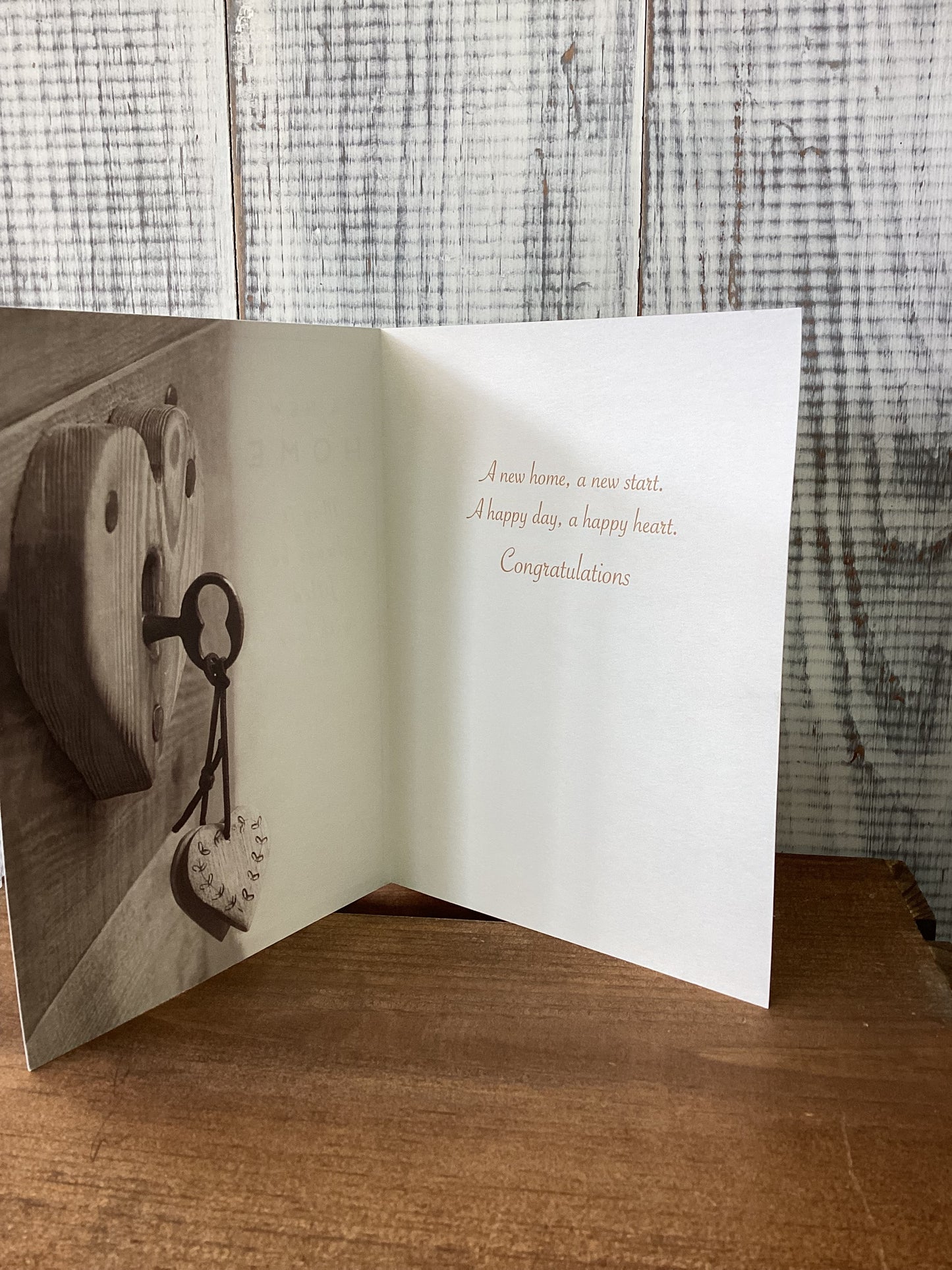 New home - card