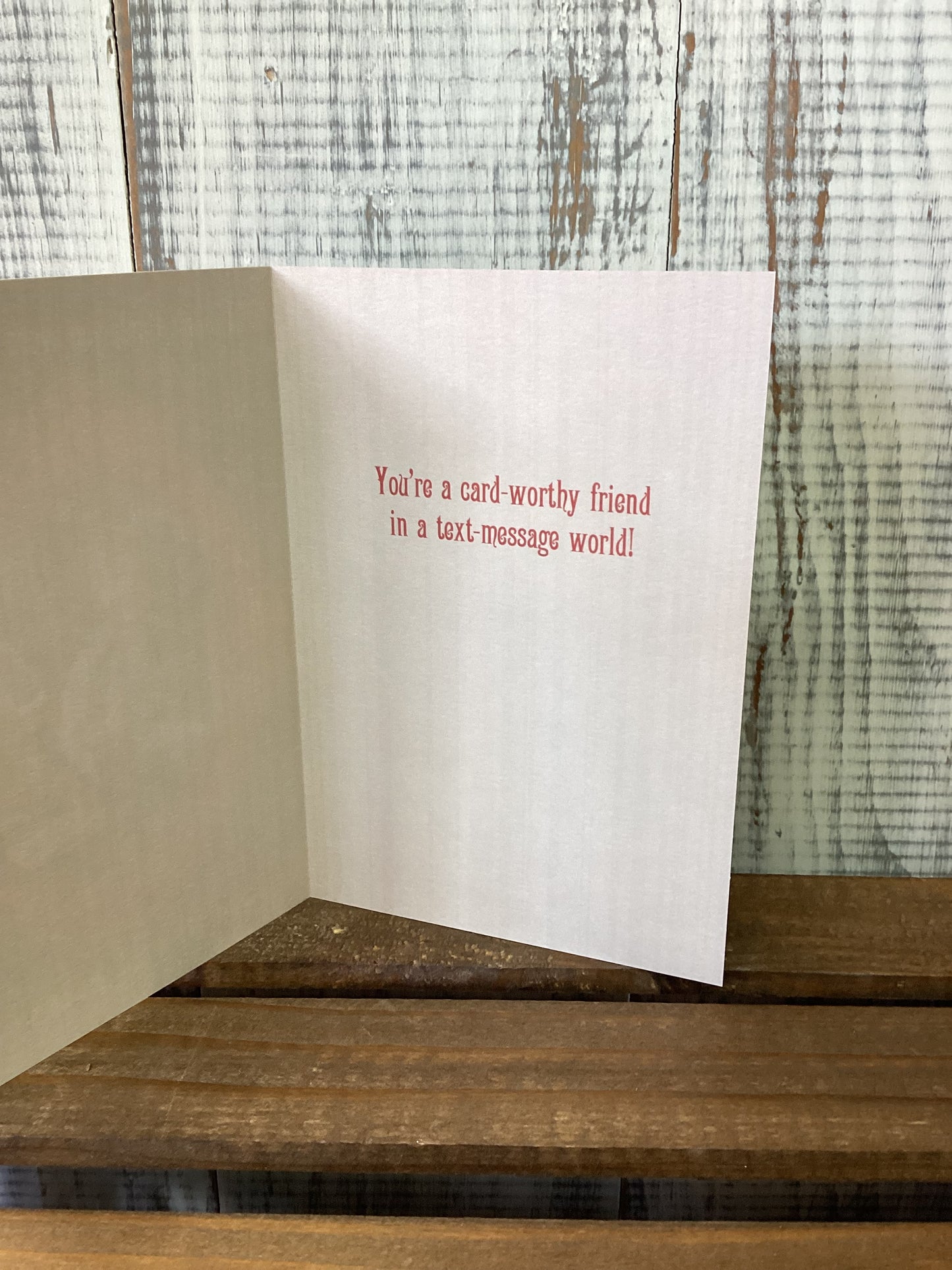 Friendship card
