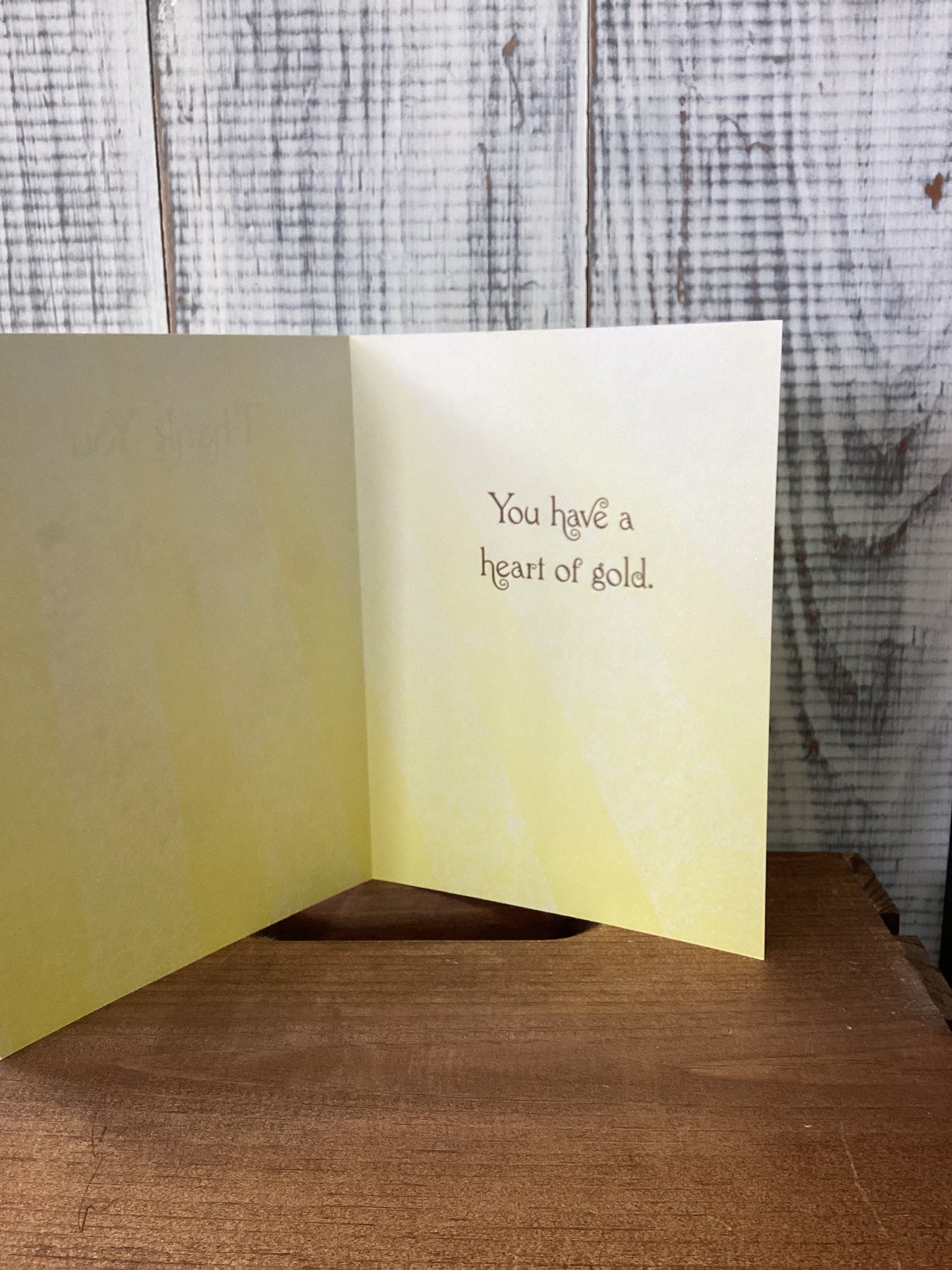 Thank you flower card