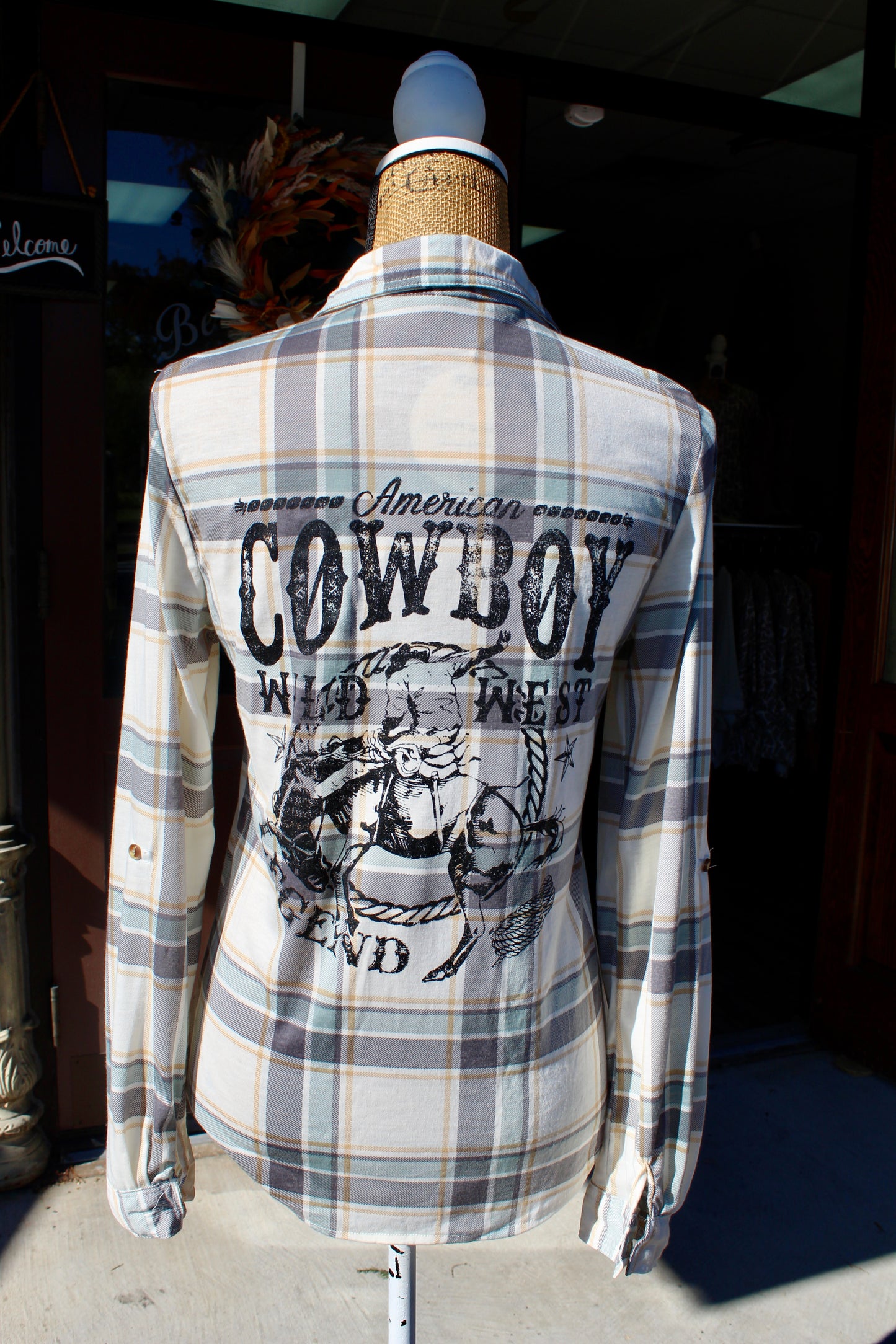 American Cowboy Flannel - Sage