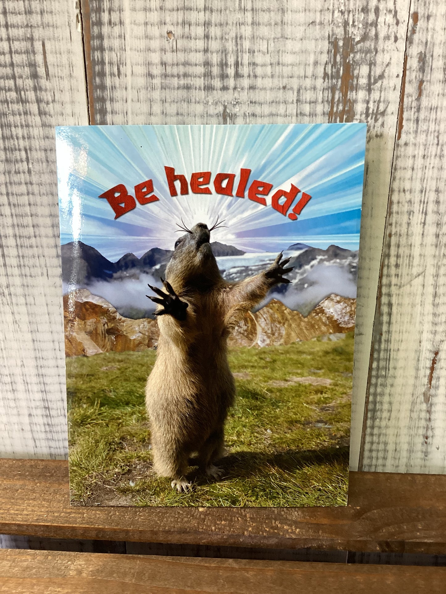 Be healed - get well soon card