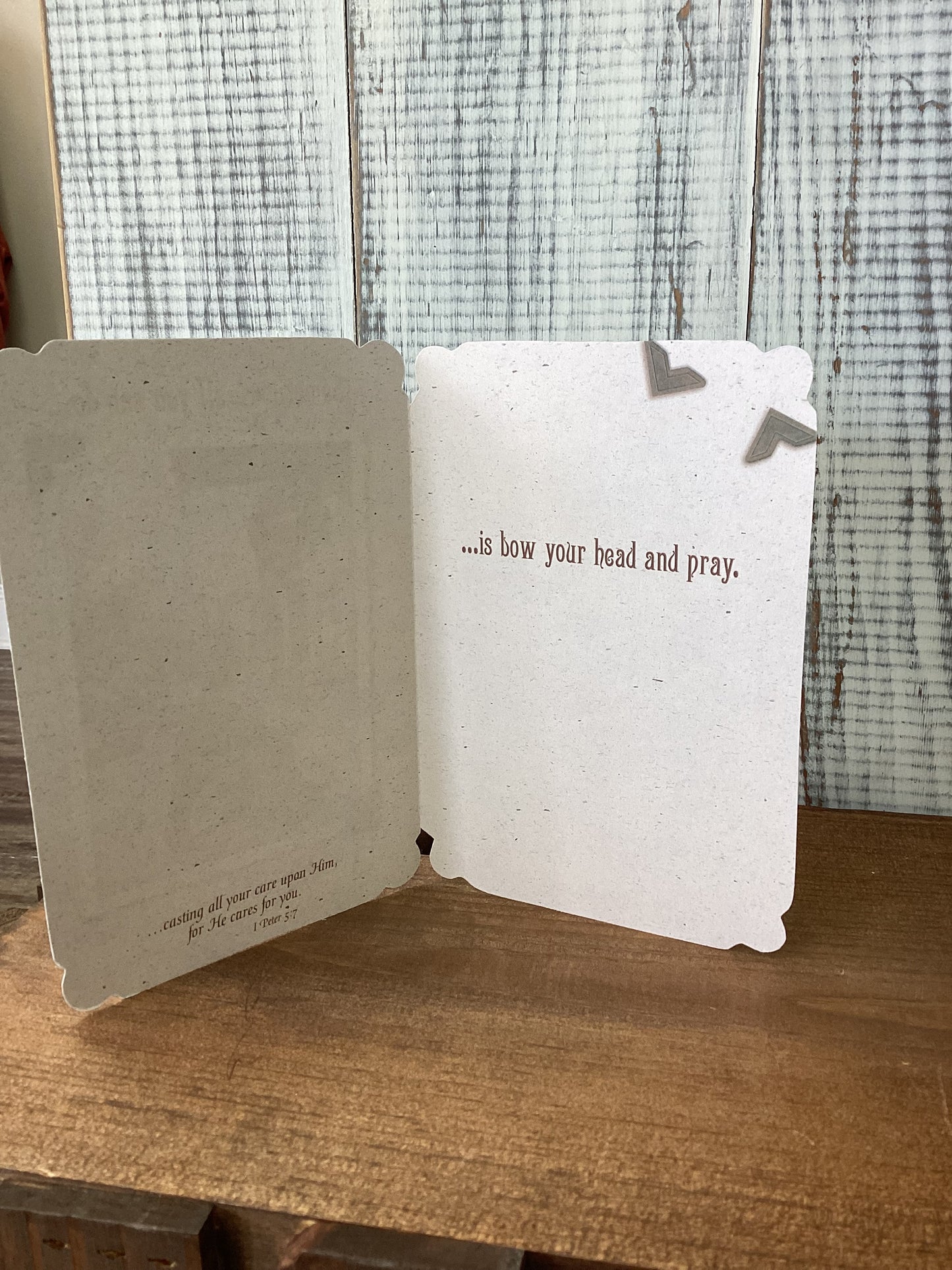 Encouragement with scripture - card