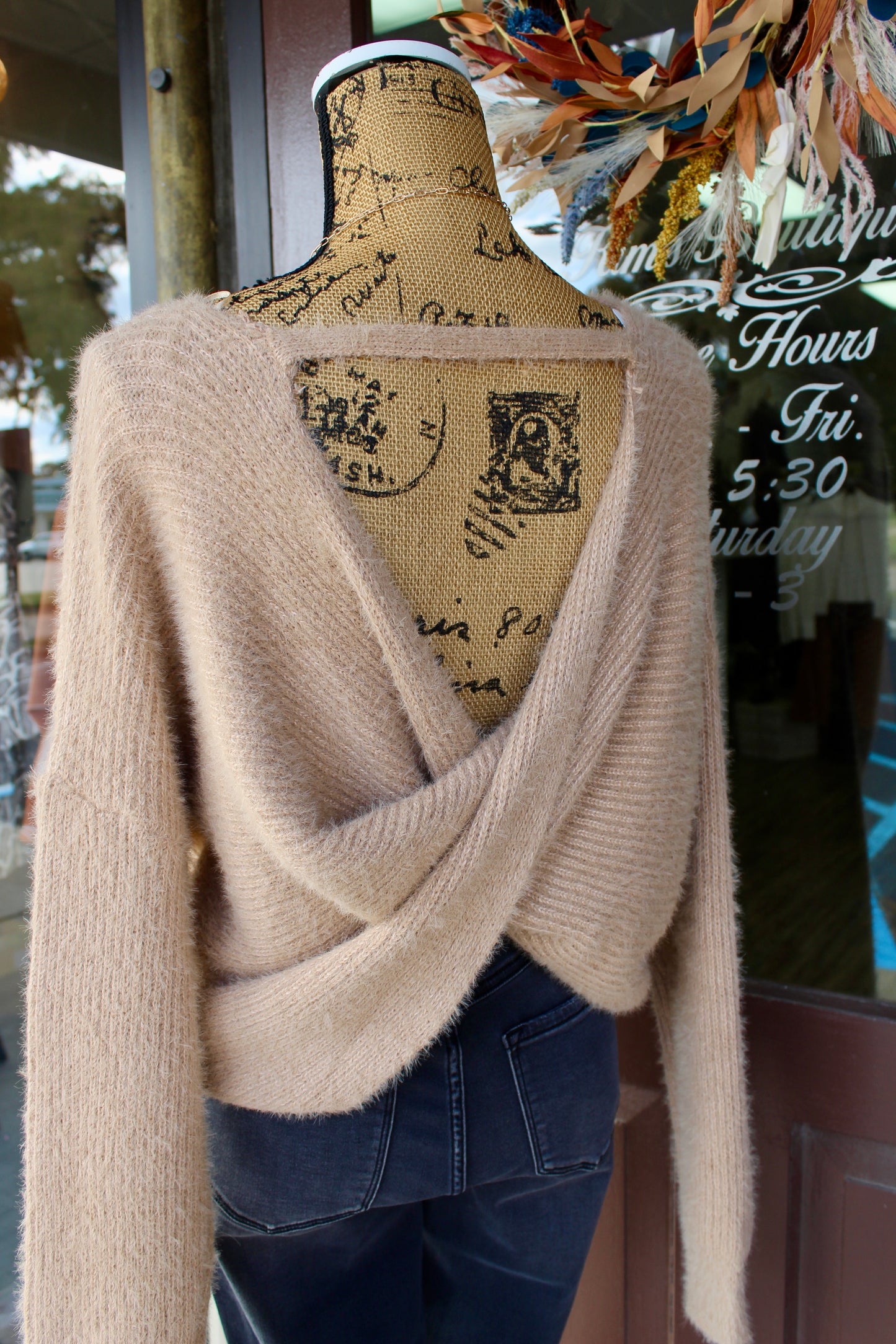 Sweet Intentions Sweater-Taupe