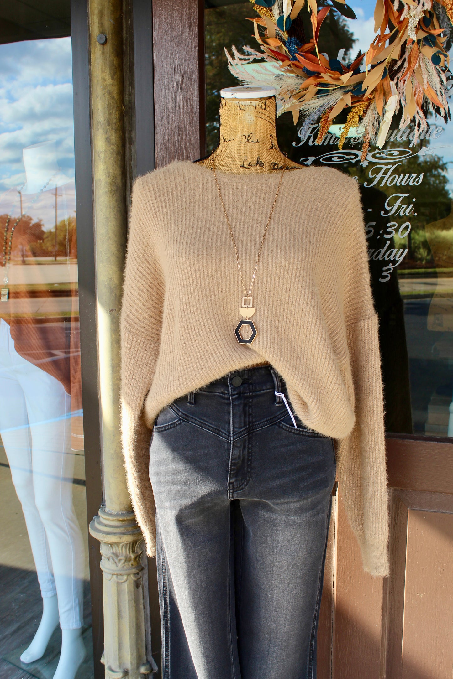 Sweet Intentions Sweater-Taupe