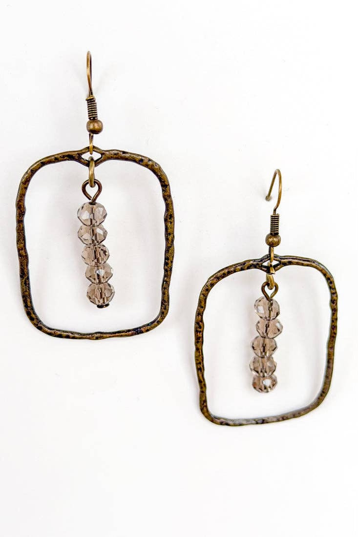 Suki Earrings- Crystal