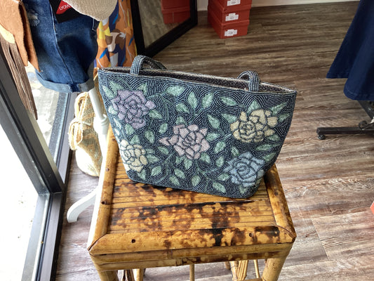 David Jeffrey- floral purse