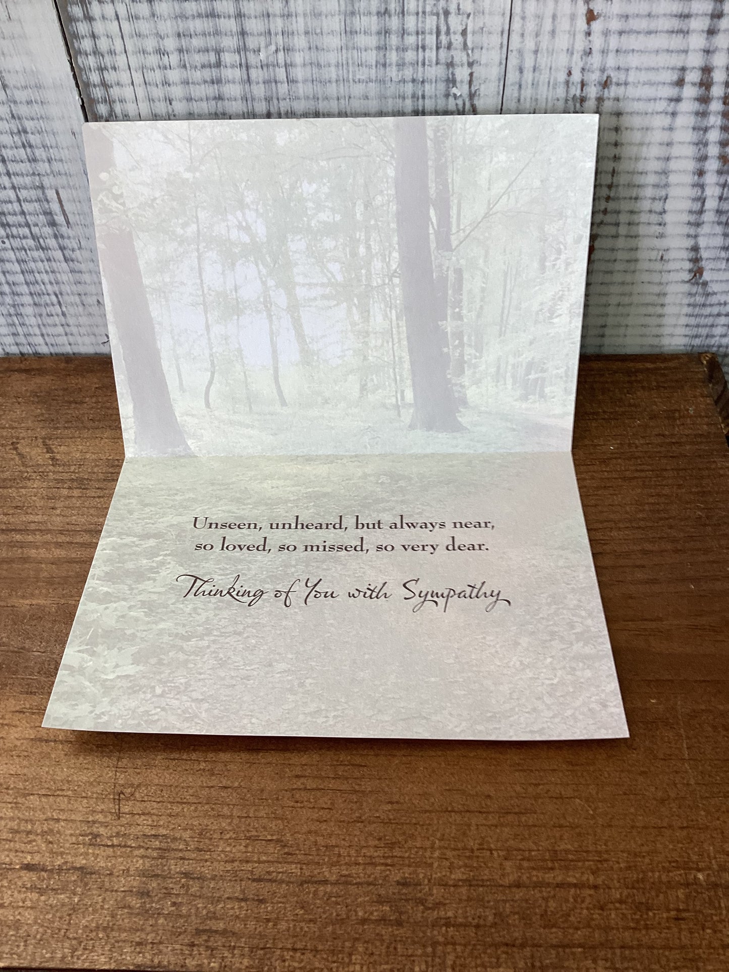 Sympathy card