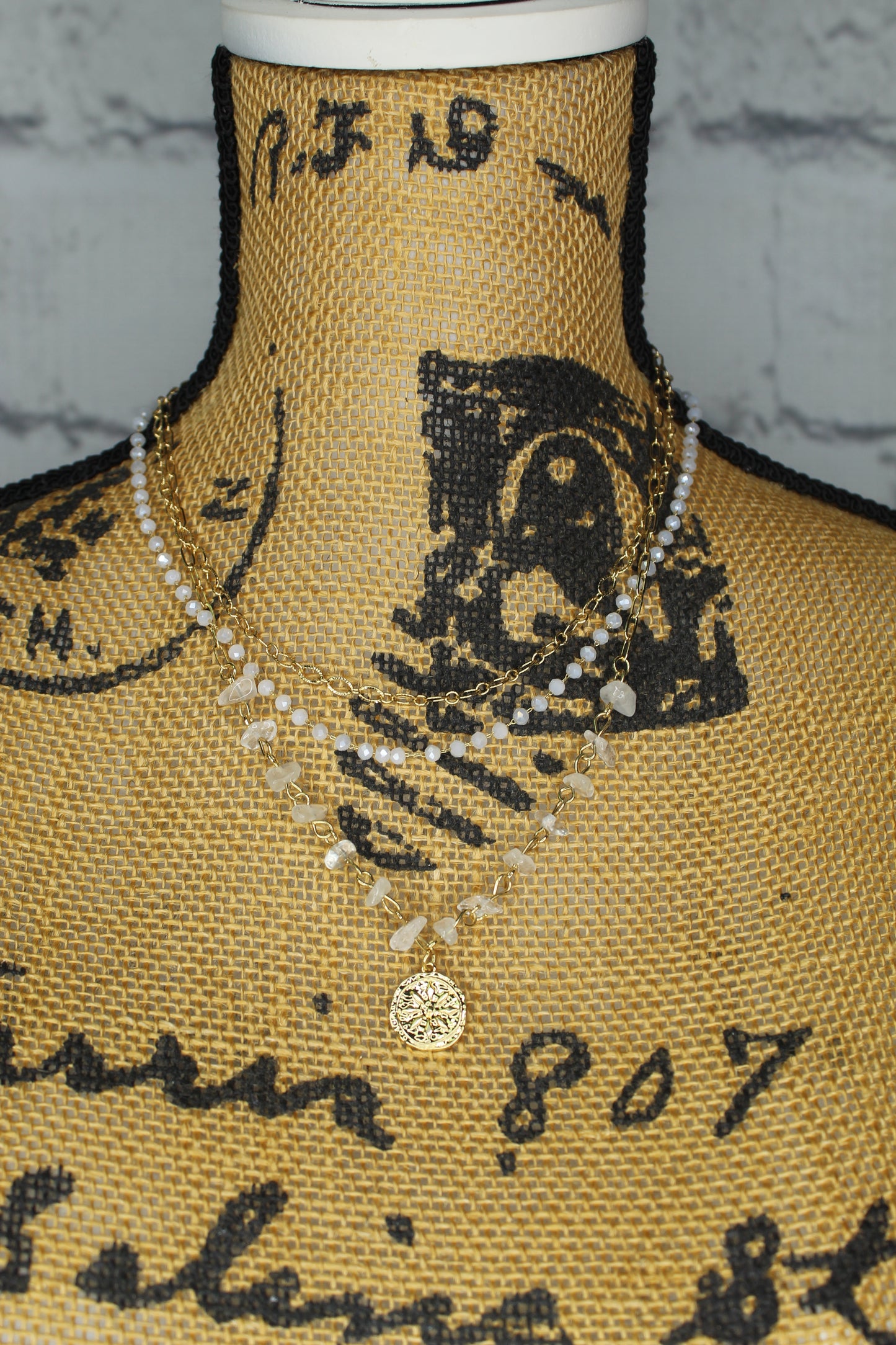 Euro collection - multi stack necklace