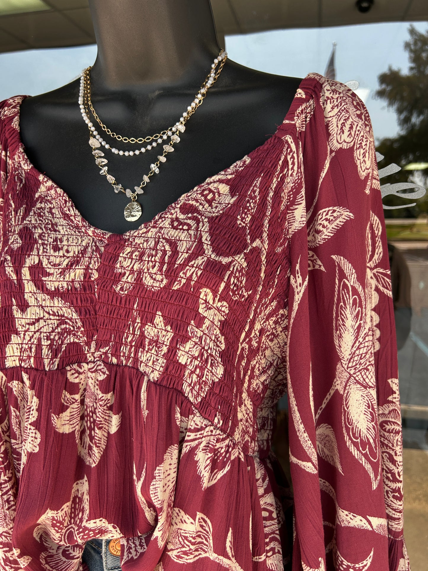 The Savanah Smocked Top