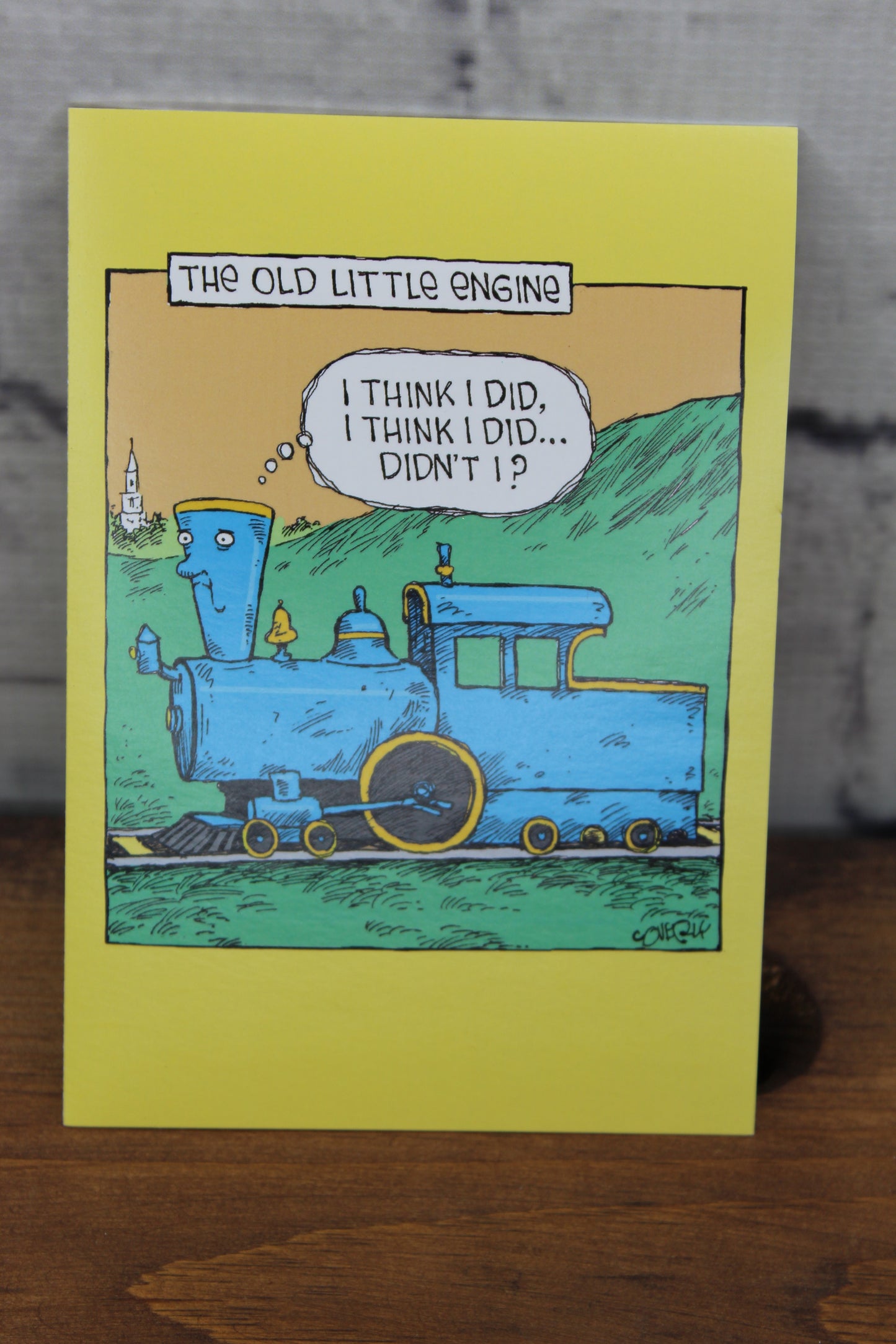 Engine - birthday card