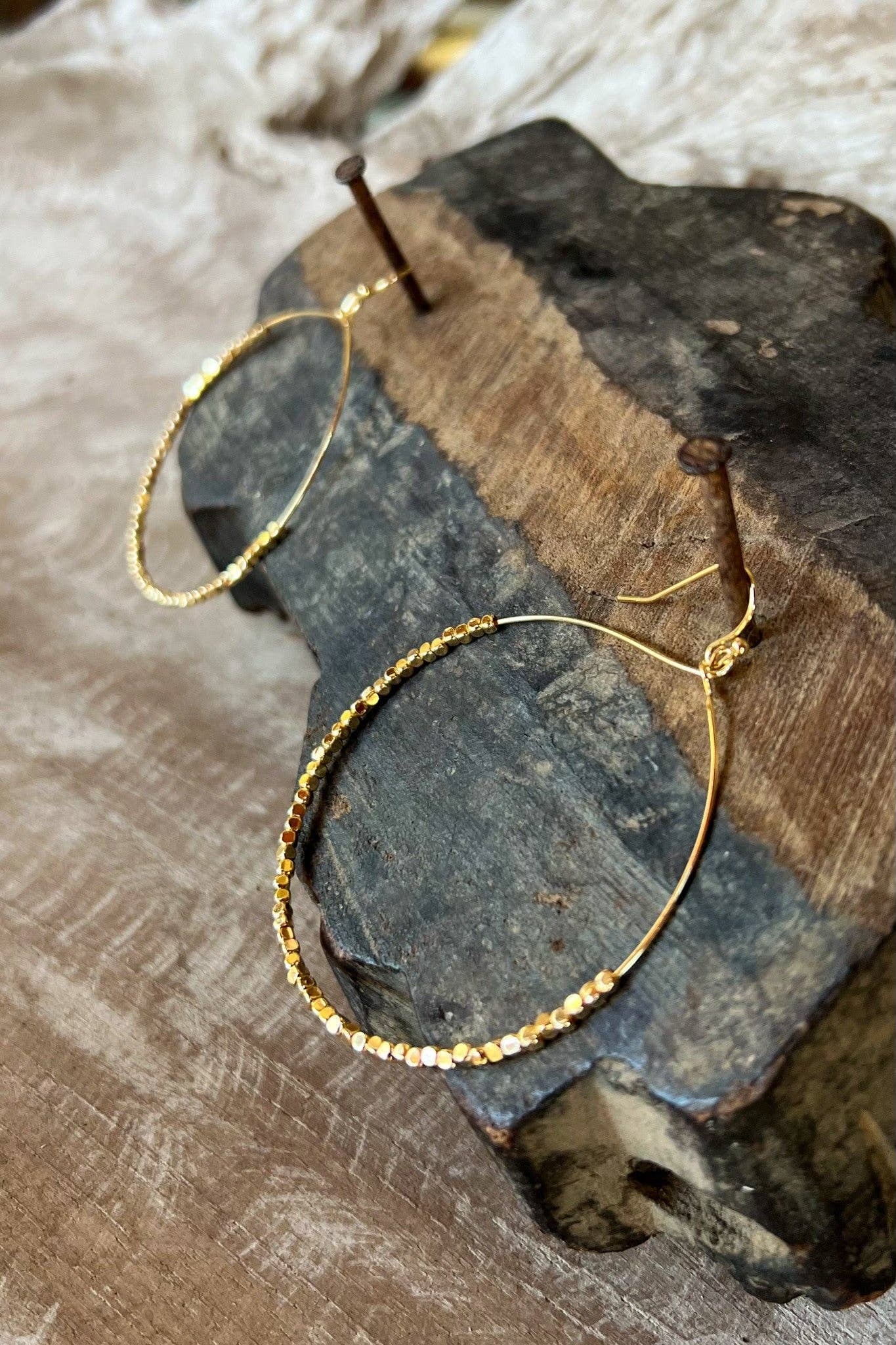 Elvera XL Earrings- Gold