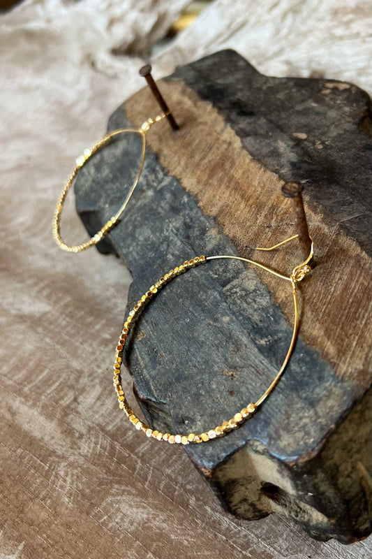 Elvera XL Earrings- Gold