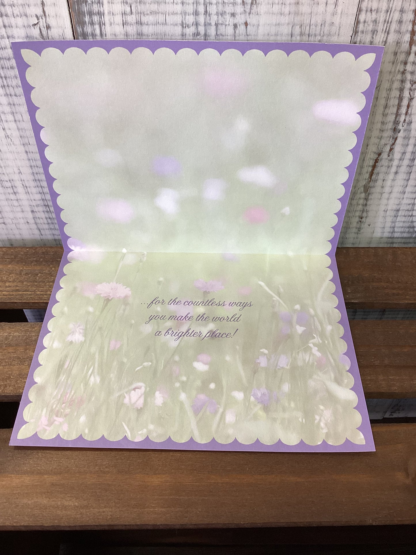 Thank you card