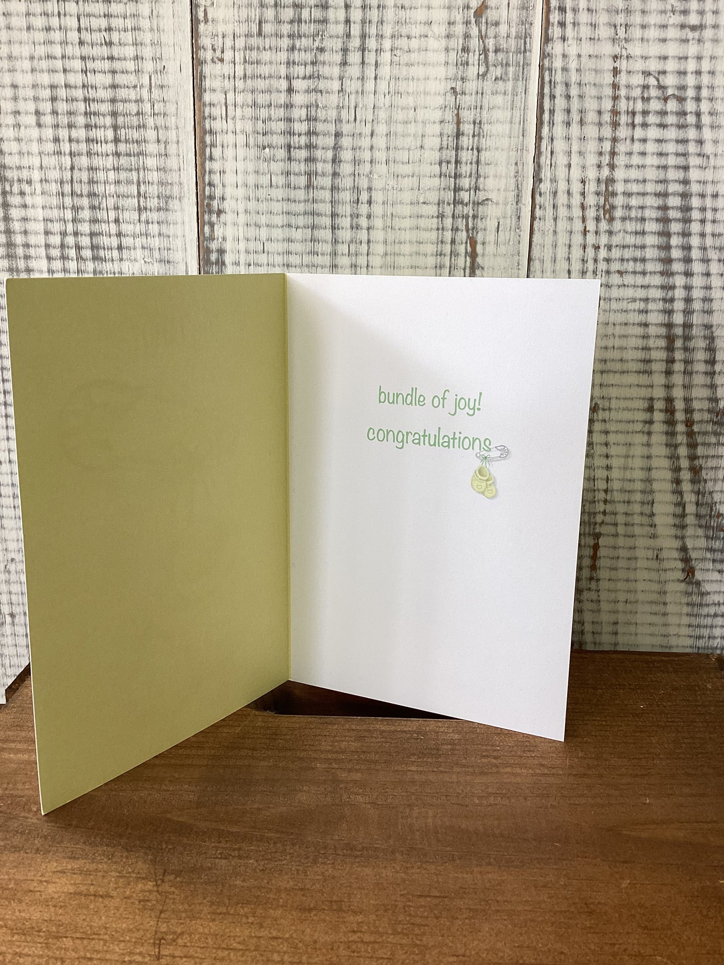 Baby congratulations card
