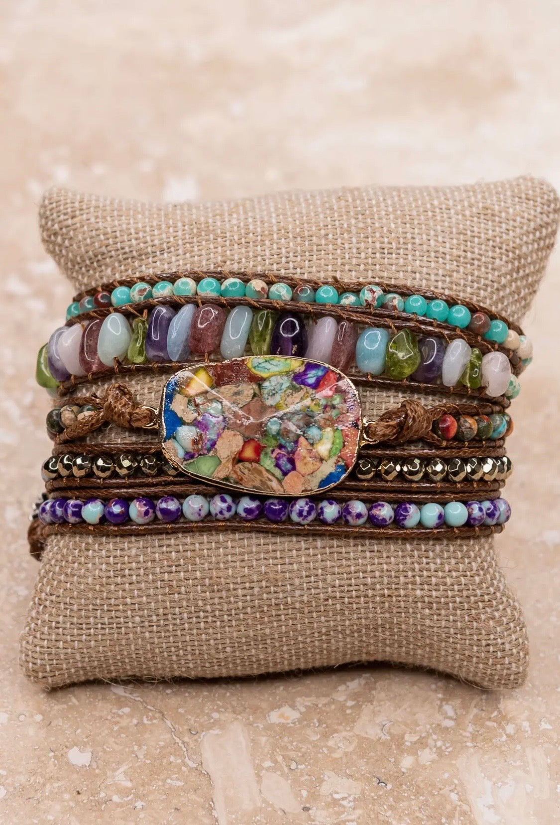 Kelly Wrap Bracelet in Multi
