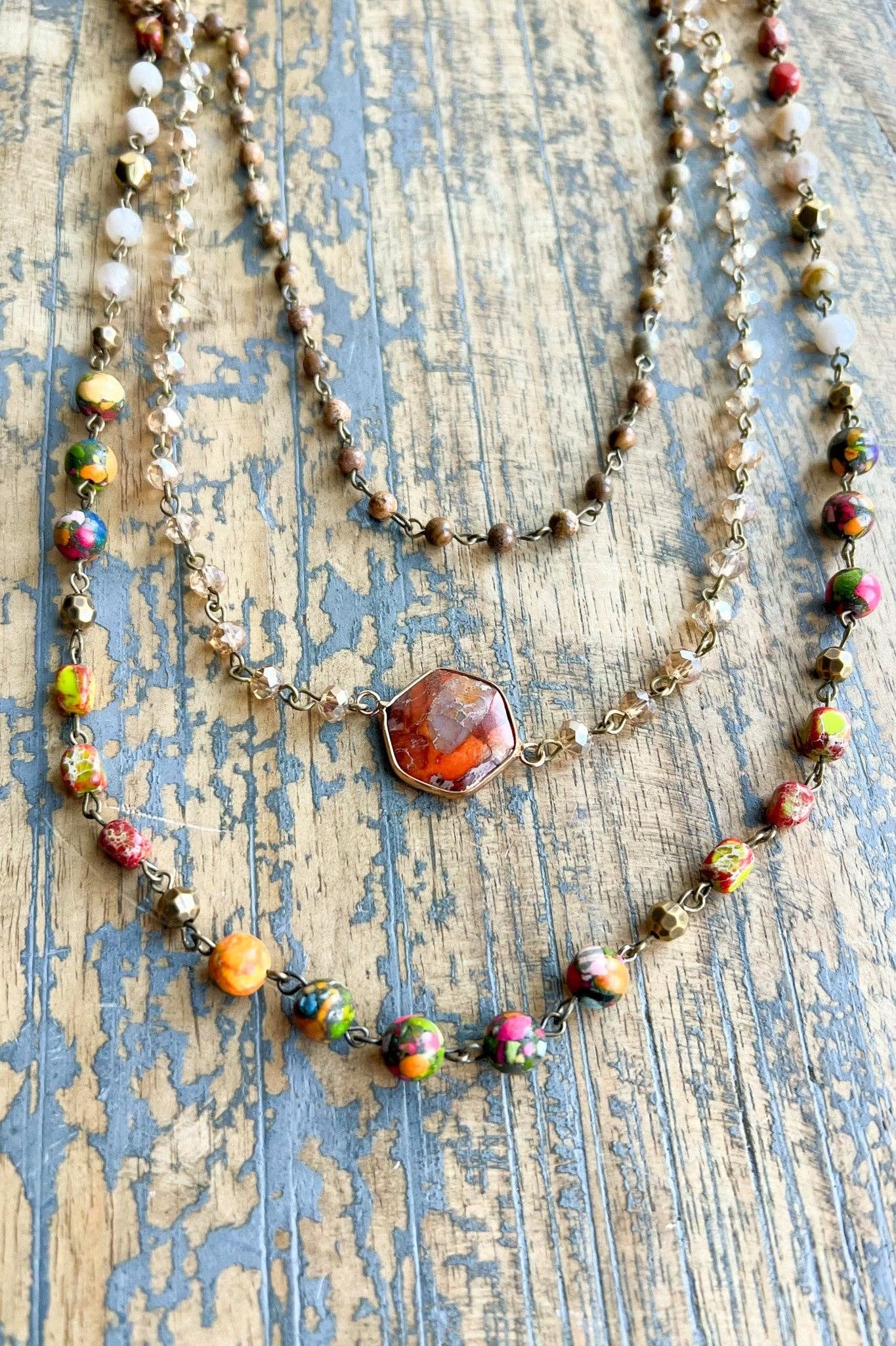 Janet Necklace-Orange
