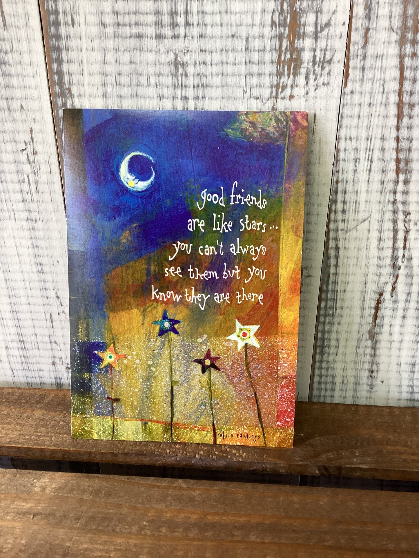 Friendship card - stars
