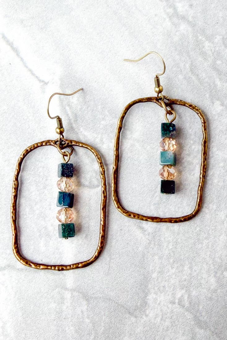 Sukiyaki Earrings- Agate