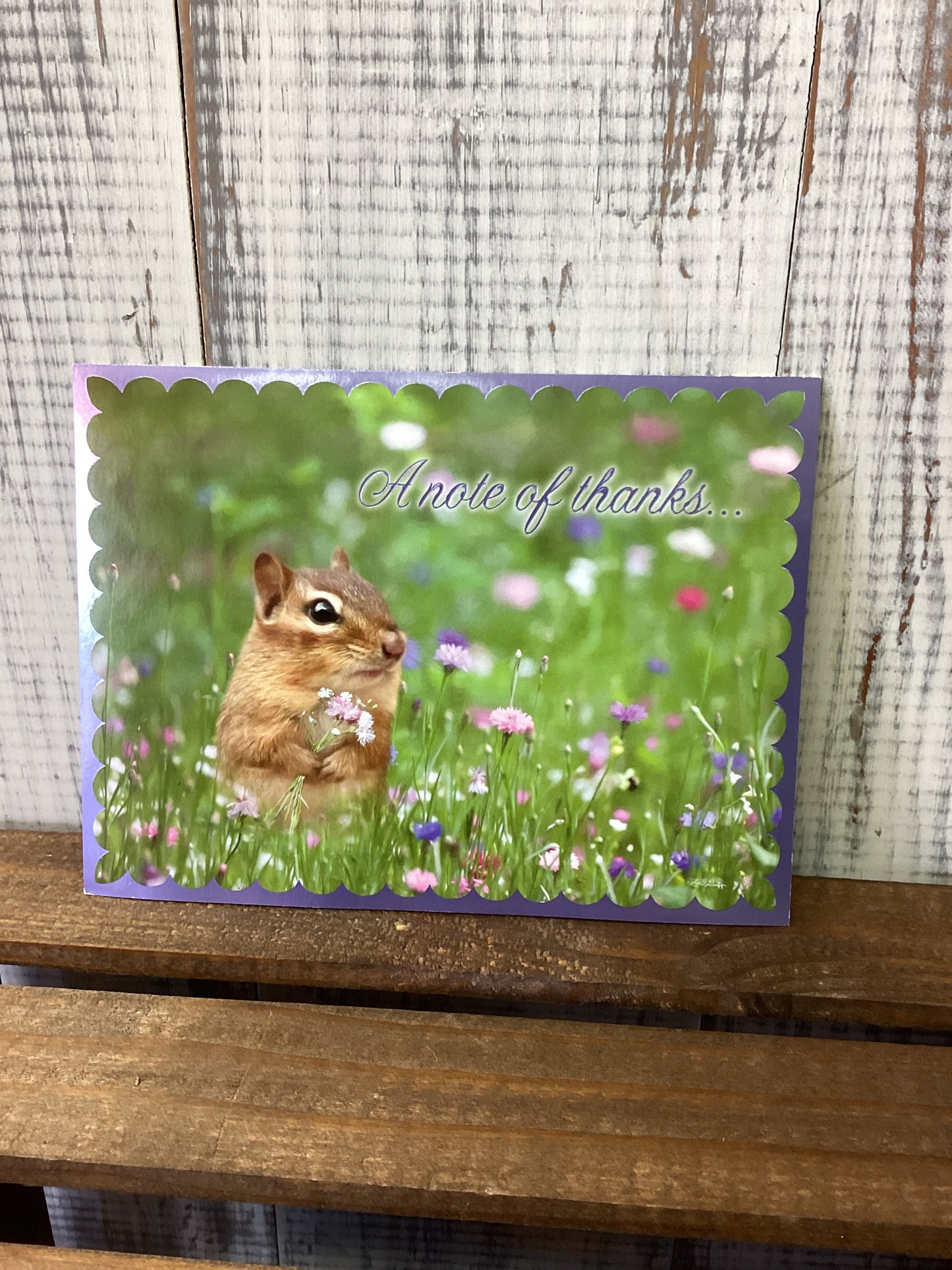 Thank you card
