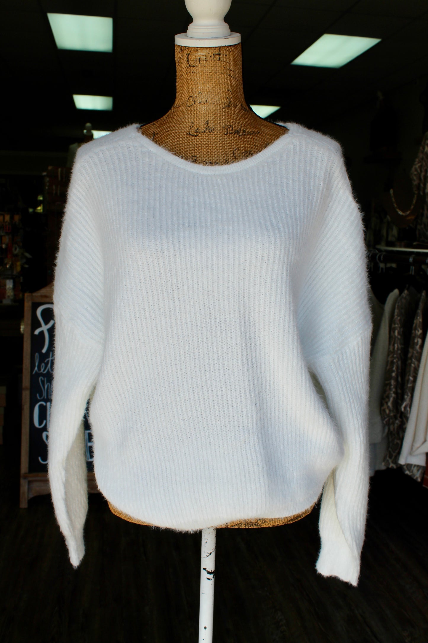 Sweet Intentions Sweater- Off White