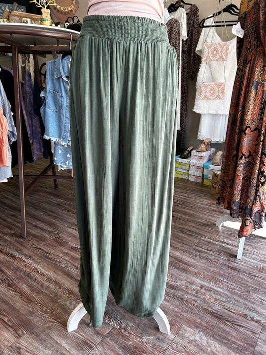 The Olivia Olive Pants