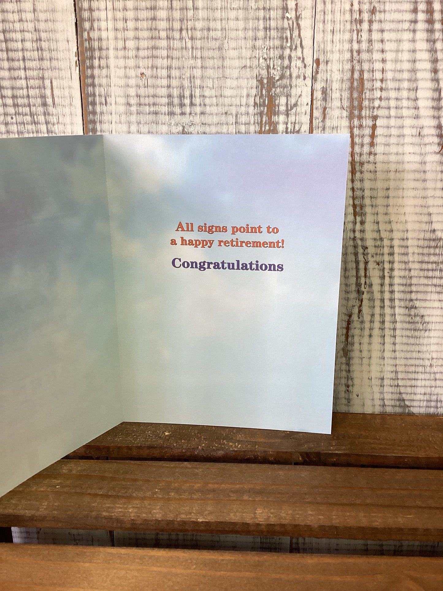 Happy retirement card