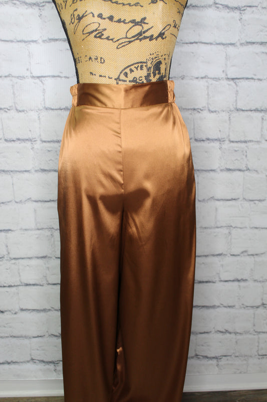 Adrienne bronze pants