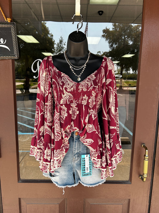 The Savanah Smocked Top