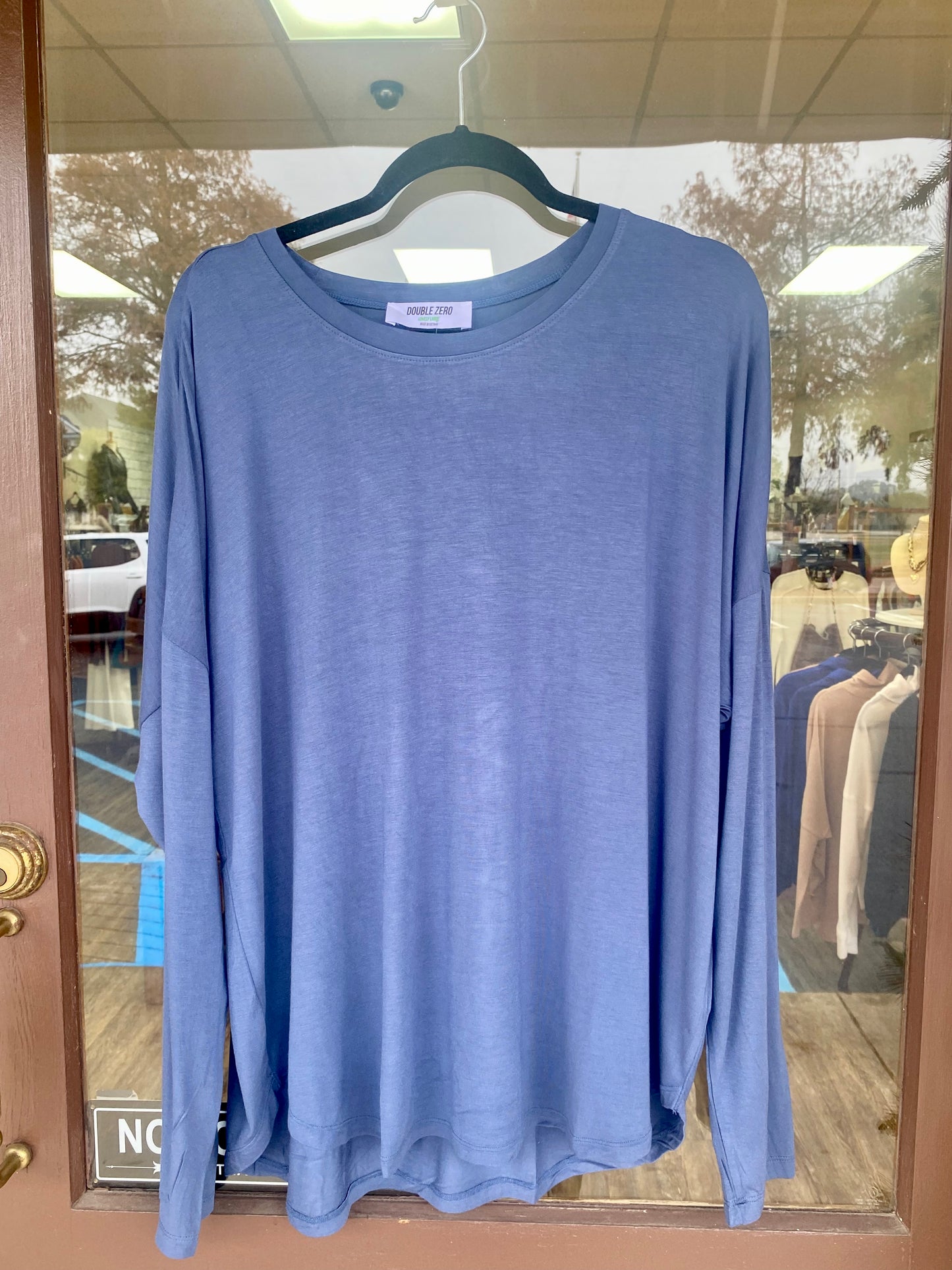 Golden Hour Top - Dusty Navy