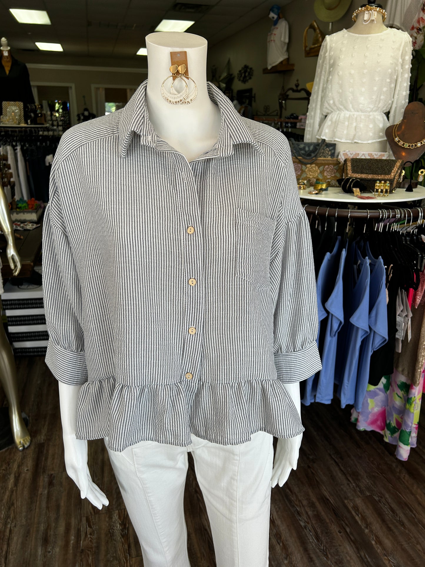 Sunlit Stripes Top