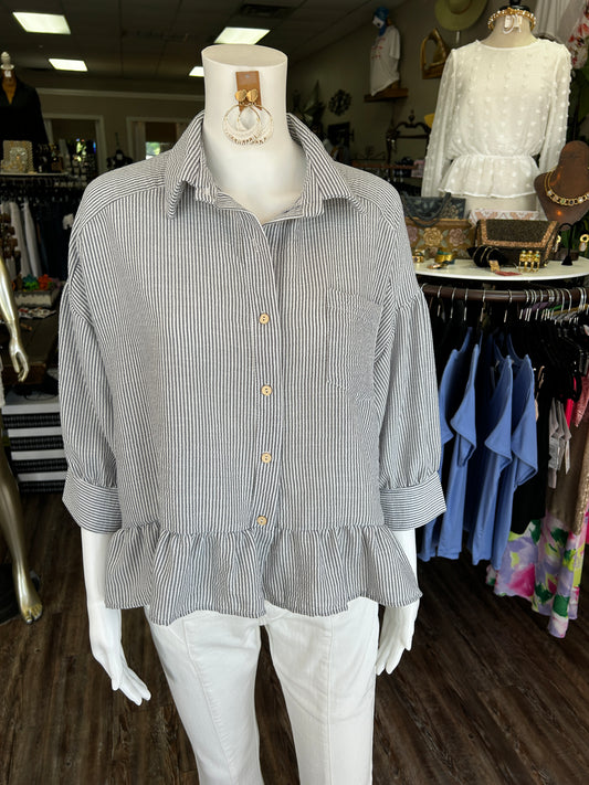 Sunlit Stripes Top
