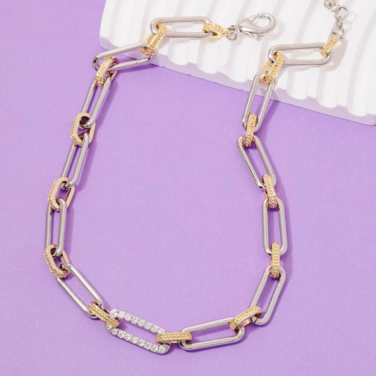Oval Chain Link Necklace